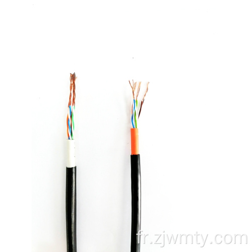 câble lan utp cat6 câble ethernet 23awg CCA
